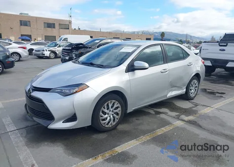 2017 Toyota Corolla Le from USA, damaged, VIN 5YFBURHE3HP610137